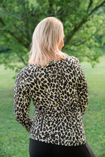 Load image into Gallery viewer, Leopard and Lace Top