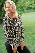 Load image into Gallery viewer, Leopard and Lace Top