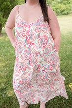 Load image into Gallery viewer, Paisley Paradise Maxi Dress