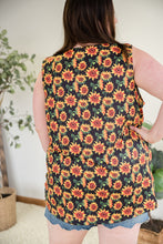Load image into Gallery viewer, Seeking Sunflowers Lace Tank