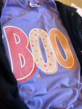 Load image into Gallery viewer, BOO Preppy Lettering Graphic Tee PREORDER (SHIP DATE 9/8)
