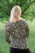 Load image into Gallery viewer, Leopard and Lace Top
