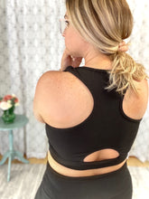 Load image into Gallery viewer, Cropped for the Summer Top in Black
