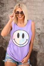 Load image into Gallery viewer, Rainbow Daisy Smiley Tank/Tee
